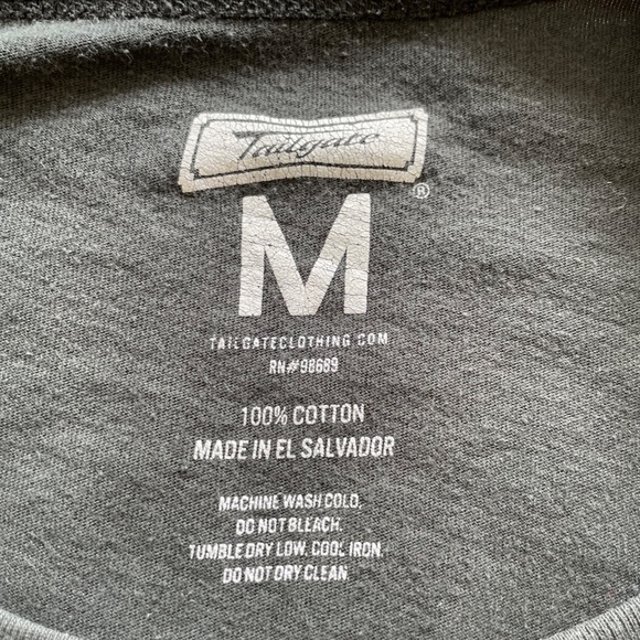 Arkansas Razorbacks American Eagle Tailgate T-Shirt (Faded Black) - Picture 5 of 6